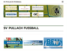 Tablet Screenshot of fussball.svpullach.de